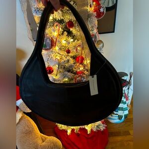 NWT Anthropologie leather Julien circle tote